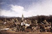 BELLOTTO, Bernardo View of Gazzada near Varese oil painting on canvas